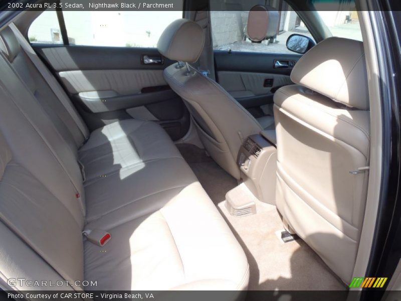 Nighthawk Black / Parchment 2002 Acura RL 3.5 Sedan
