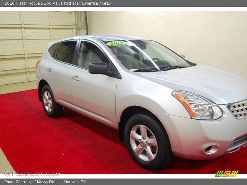 Silver Ice / Gray 2010 Nissan Rogue S 360 Value Package