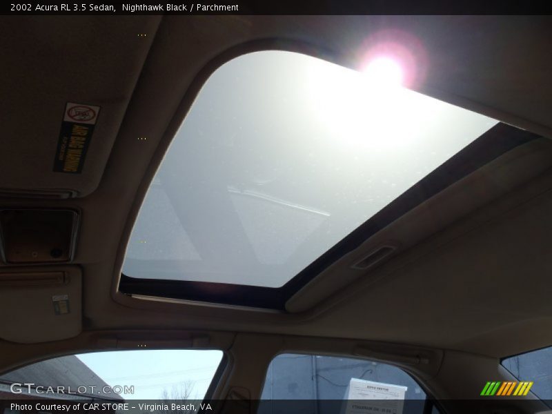 Nighthawk Black / Parchment 2002 Acura RL 3.5 Sedan