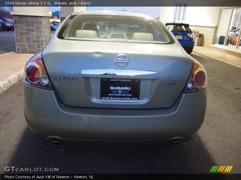 Metallic Jade / Blond 2008 Nissan Altima 3.5 SL