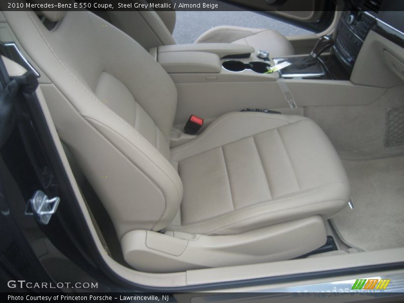 Steel Grey Metallic / Almond Beige 2010 Mercedes-Benz E 550 Coupe