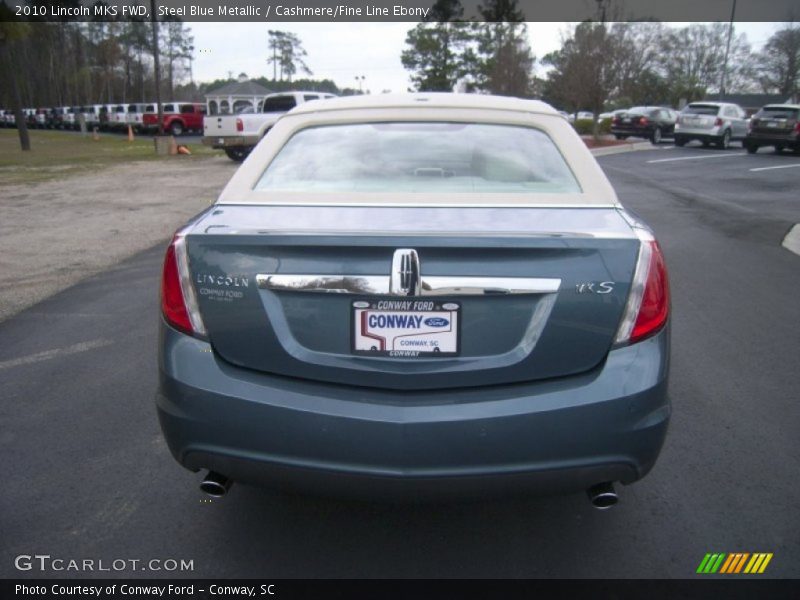 Steel Blue Metallic / Cashmere/Fine Line Ebony 2010 Lincoln MKS FWD