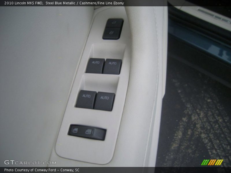 Steel Blue Metallic / Cashmere/Fine Line Ebony 2010 Lincoln MKS FWD