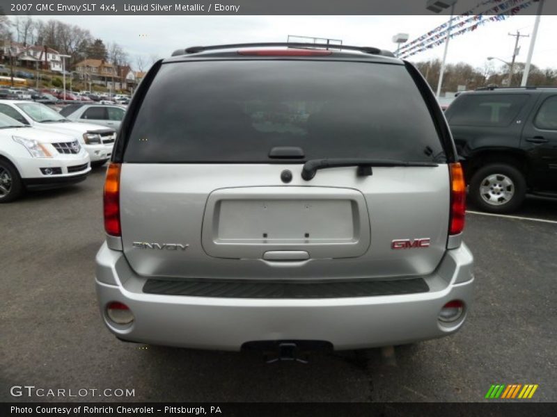 Liquid Silver Metallic / Ebony 2007 GMC Envoy SLT 4x4