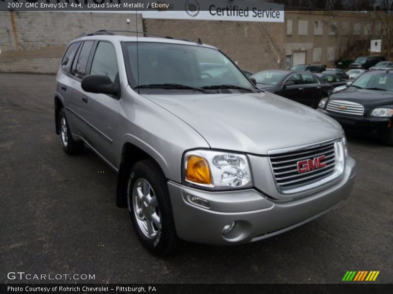 Liquid Silver Metallic / Ebony 2007 GMC Envoy SLT 4x4