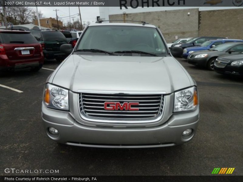 Liquid Silver Metallic / Ebony 2007 GMC Envoy SLT 4x4