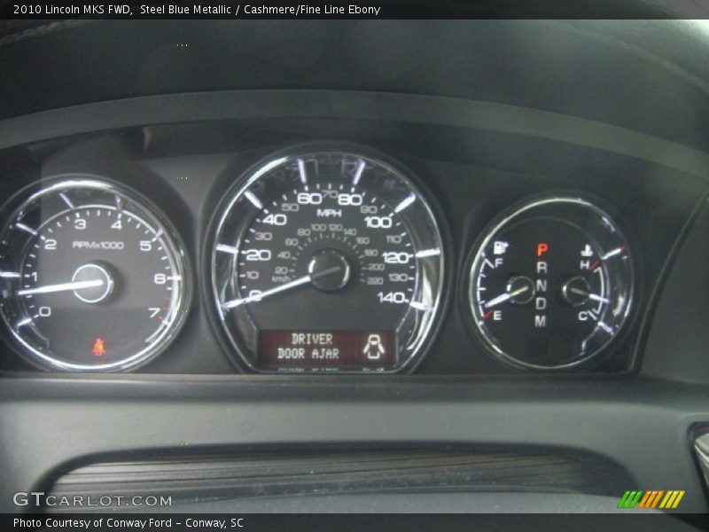 Steel Blue Metallic / Cashmere/Fine Line Ebony 2010 Lincoln MKS FWD