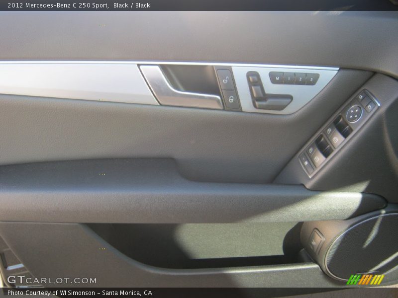 Black / Black 2012 Mercedes-Benz C 250 Sport
