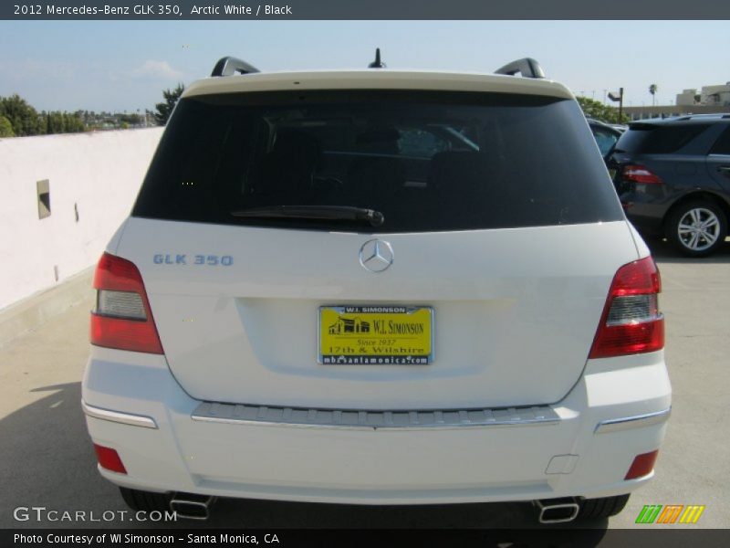 Arctic White / Black 2012 Mercedes-Benz GLK 350