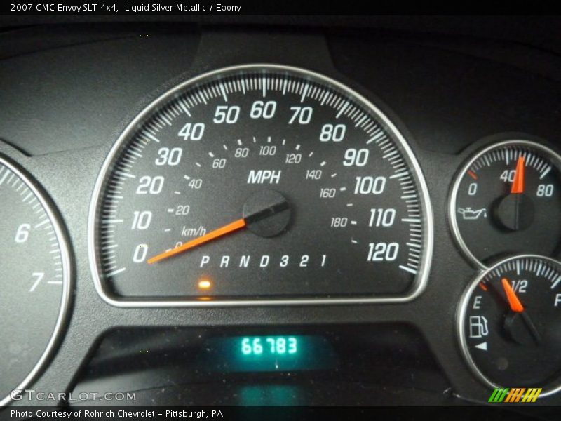 Liquid Silver Metallic / Ebony 2007 GMC Envoy SLT 4x4