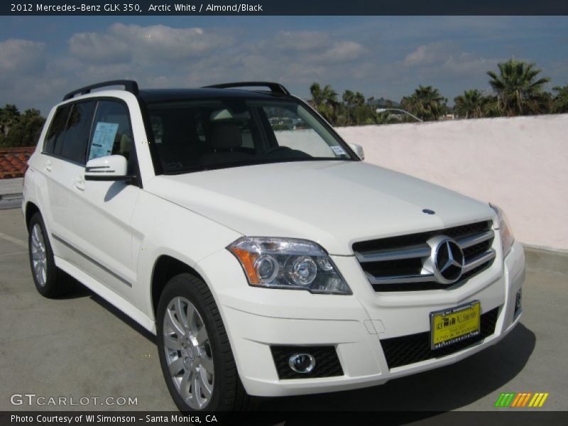 Arctic White / Almond/Black 2012 Mercedes-Benz GLK 350