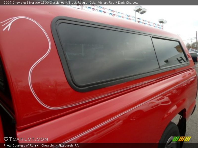 Victory Red / Dark Charcoal 2007 Chevrolet Silverado 1500 Classic Work Truck Regular Cab