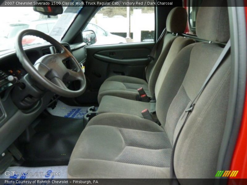 Victory Red / Dark Charcoal 2007 Chevrolet Silverado 1500 Classic Work Truck Regular Cab