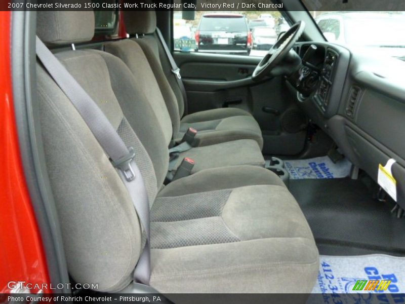 Victory Red / Dark Charcoal 2007 Chevrolet Silverado 1500 Classic Work Truck Regular Cab