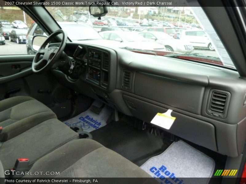 Victory Red / Dark Charcoal 2007 Chevrolet Silverado 1500 Classic Work Truck Regular Cab