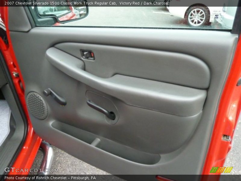 Victory Red / Dark Charcoal 2007 Chevrolet Silverado 1500 Classic Work Truck Regular Cab