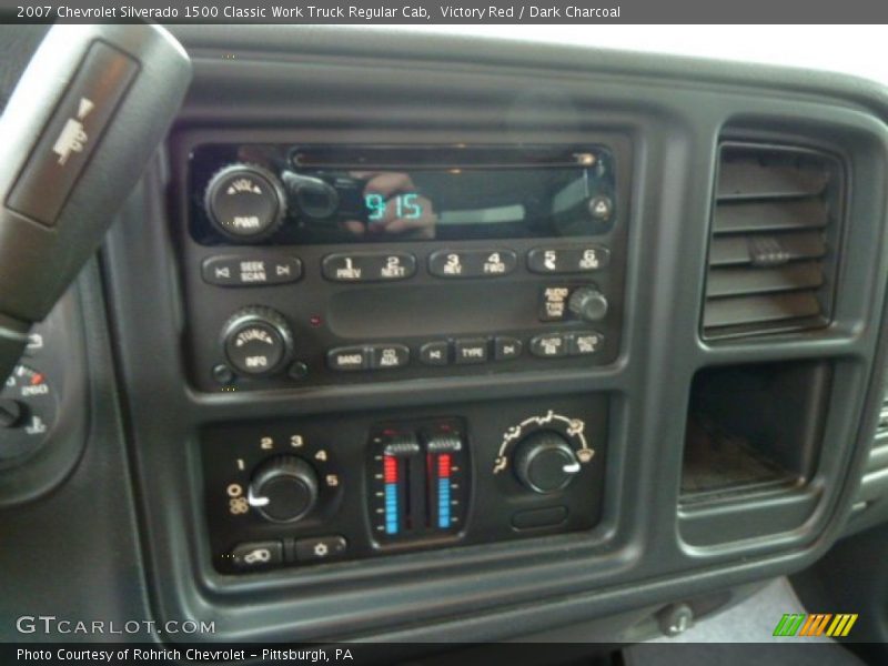 Victory Red / Dark Charcoal 2007 Chevrolet Silverado 1500 Classic Work Truck Regular Cab