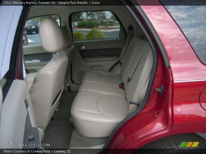 Sangria Red Metallic / Stone 2011 Mercury Mariner Premier V6