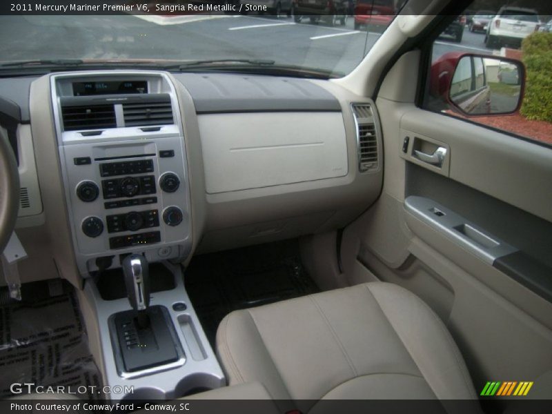 Sangria Red Metallic / Stone 2011 Mercury Mariner Premier V6
