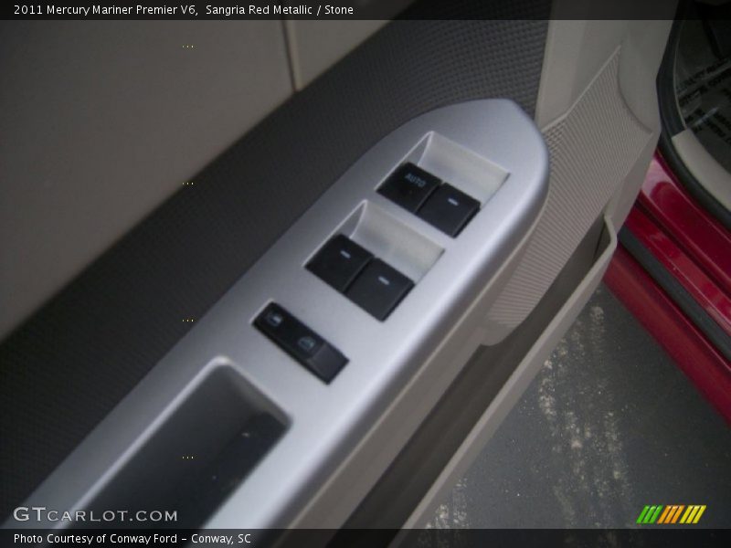 Sangria Red Metallic / Stone 2011 Mercury Mariner Premier V6