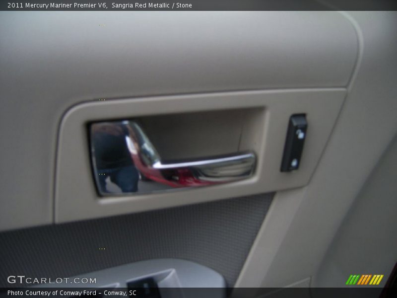 Sangria Red Metallic / Stone 2011 Mercury Mariner Premier V6