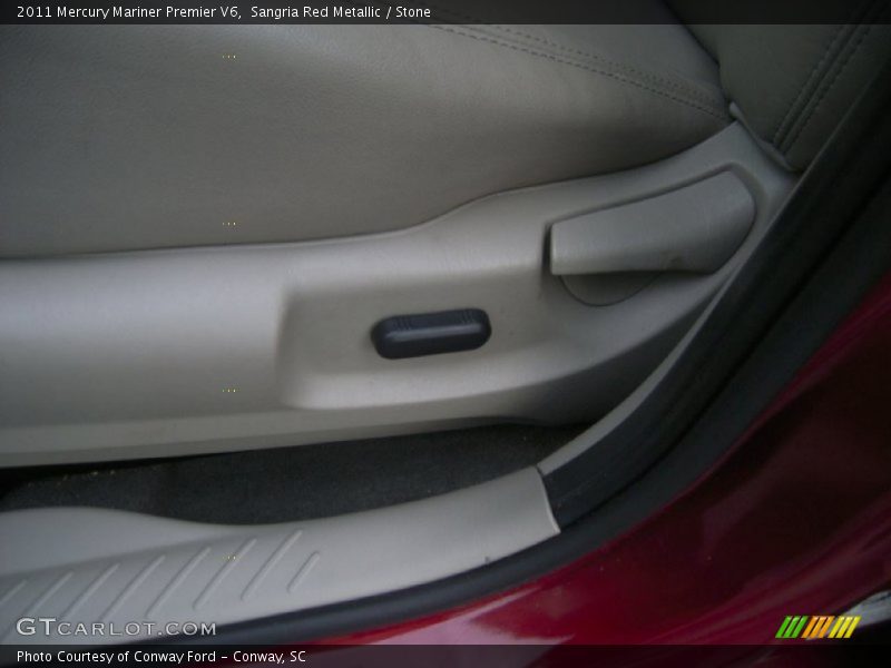 Sangria Red Metallic / Stone 2011 Mercury Mariner Premier V6