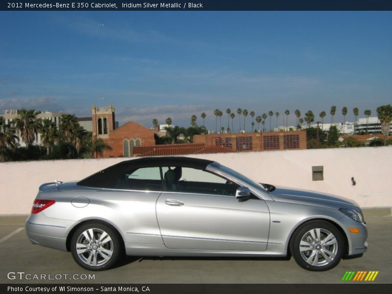 Iridium Silver Metallic / Black 2012 Mercedes-Benz E 350 Cabriolet