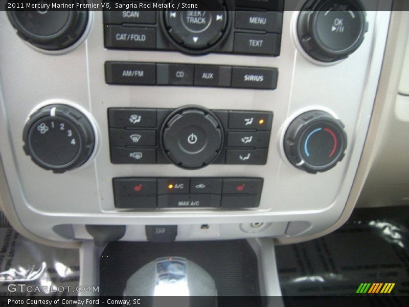 Sangria Red Metallic / Stone 2011 Mercury Mariner Premier V6