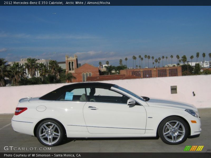 Arctic White / Almond/Mocha 2012 Mercedes-Benz E 350 Cabriolet