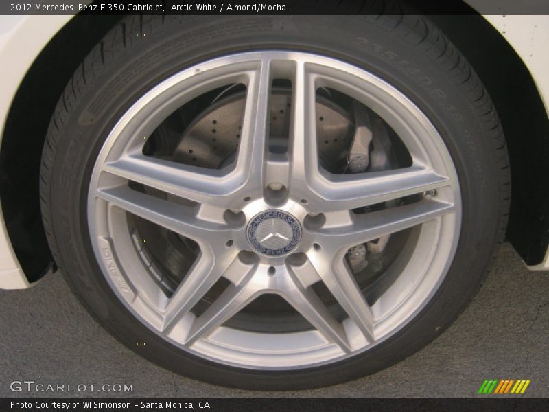 Arctic White / Almond/Mocha 2012 Mercedes-Benz E 350 Cabriolet