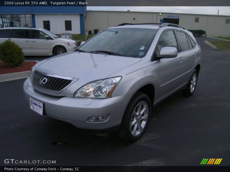 Tungsten Pearl / Black 2009 Lexus RX 350 AWD