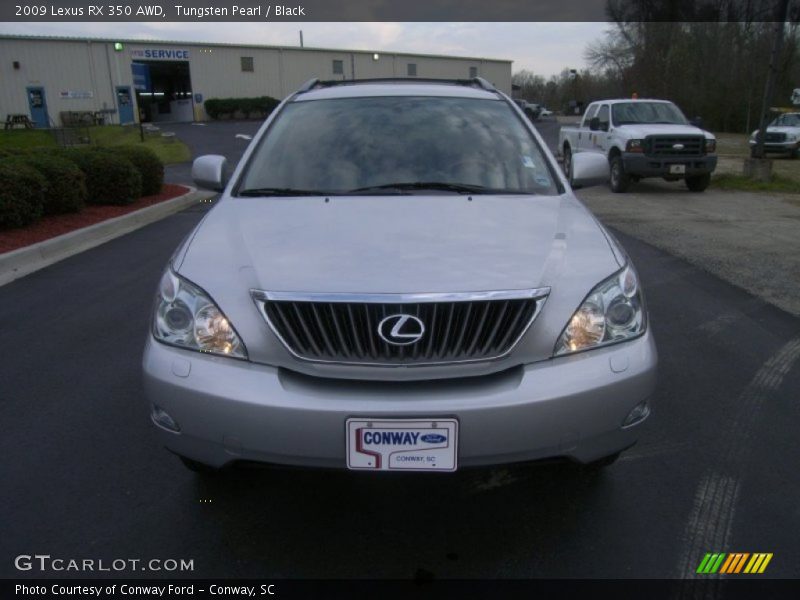 Tungsten Pearl / Black 2009 Lexus RX 350 AWD