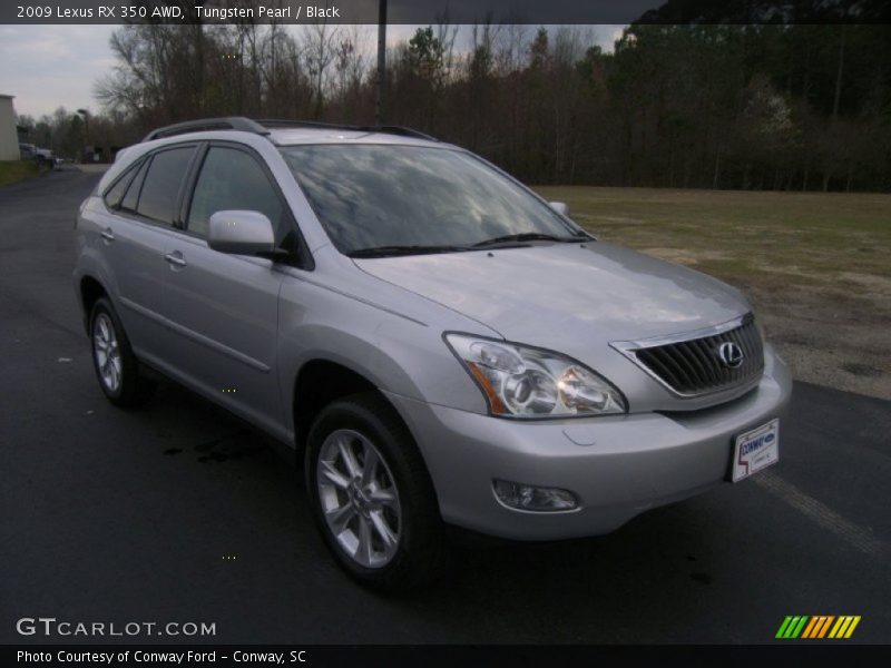 Tungsten Pearl / Black 2009 Lexus RX 350 AWD