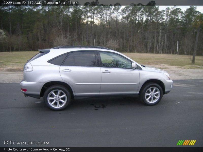 Tungsten Pearl / Black 2009 Lexus RX 350 AWD