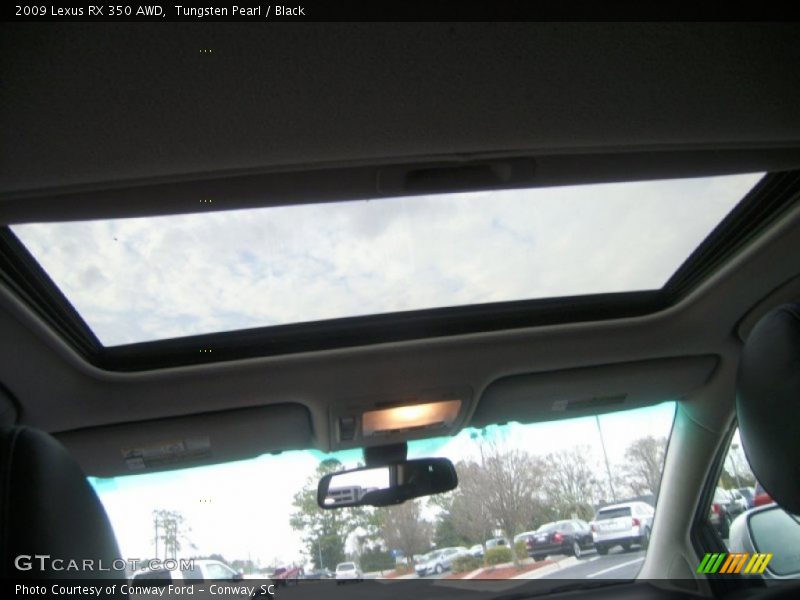 Tungsten Pearl / Black 2009 Lexus RX 350 AWD