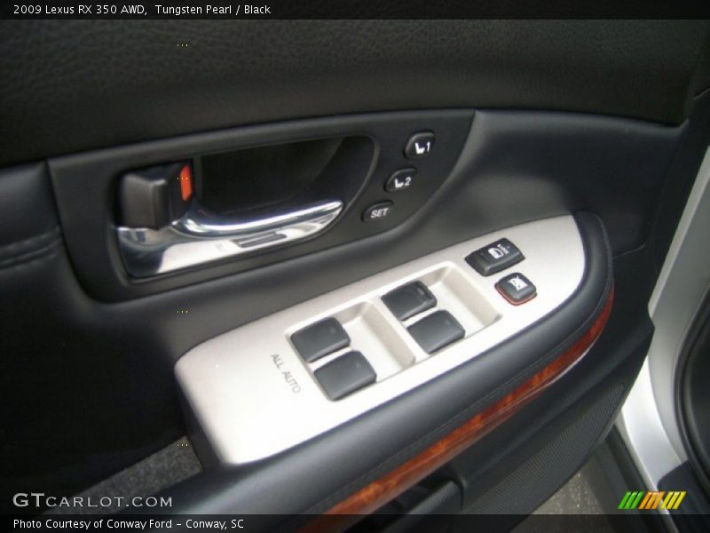 Tungsten Pearl / Black 2009 Lexus RX 350 AWD