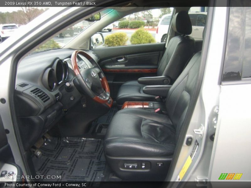 Tungsten Pearl / Black 2009 Lexus RX 350 AWD
