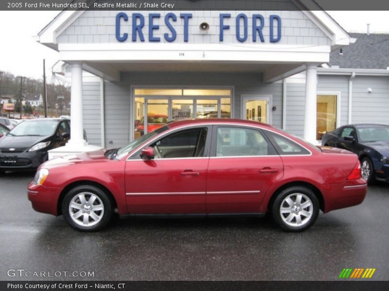 Redfire Metallic / Shale Grey 2005 Ford Five Hundred SEL