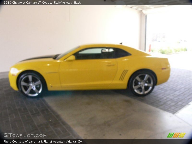Rally Yellow / Black 2010 Chevrolet Camaro LT Coupe