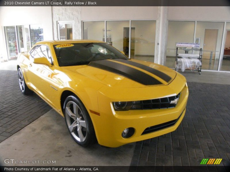 Rally Yellow / Black 2010 Chevrolet Camaro LT Coupe