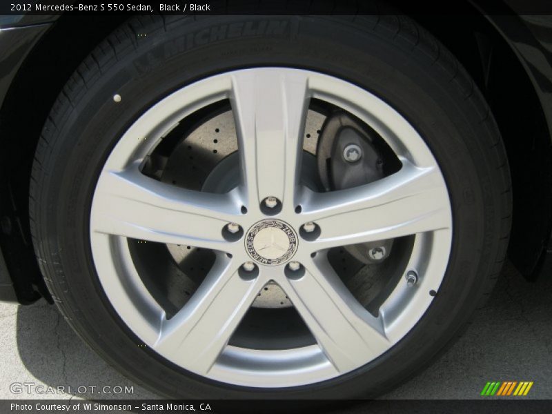 Black / Black 2012 Mercedes-Benz S 550 Sedan