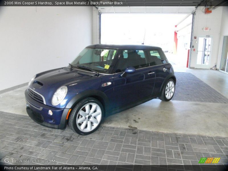 Space Blue Metallic / Black/Panther Black 2006 Mini Cooper S Hardtop