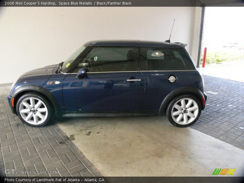 Space Blue Metallic / Black/Panther Black 2006 Mini Cooper S Hardtop