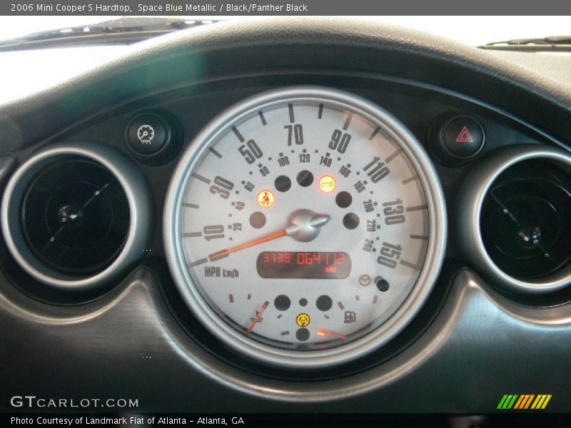 Space Blue Metallic / Black/Panther Black 2006 Mini Cooper S Hardtop
