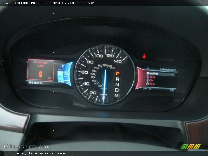 Earth Metallic / Medium Light Stone 2011 Ford Edge Limited