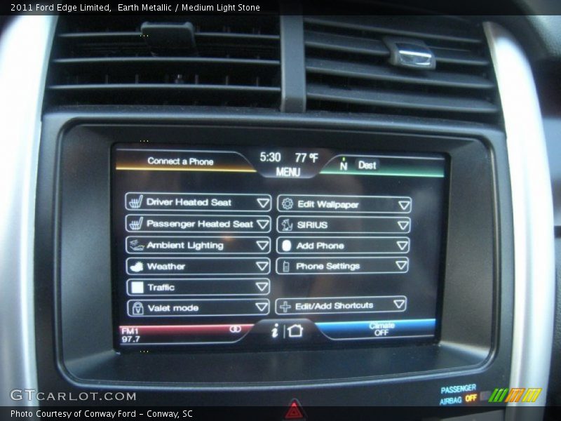 Earth Metallic / Medium Light Stone 2011 Ford Edge Limited