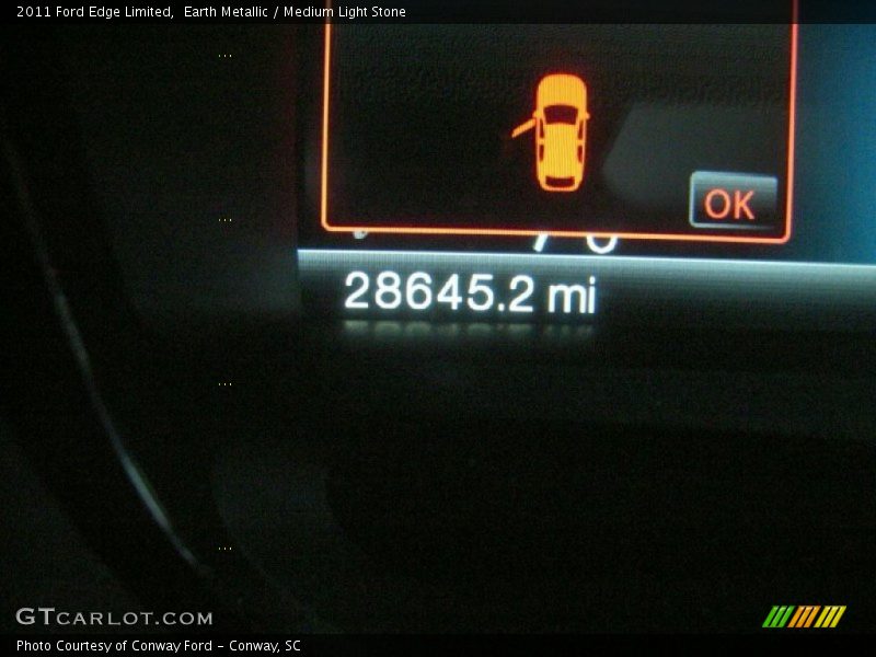 Earth Metallic / Medium Light Stone 2011 Ford Edge Limited