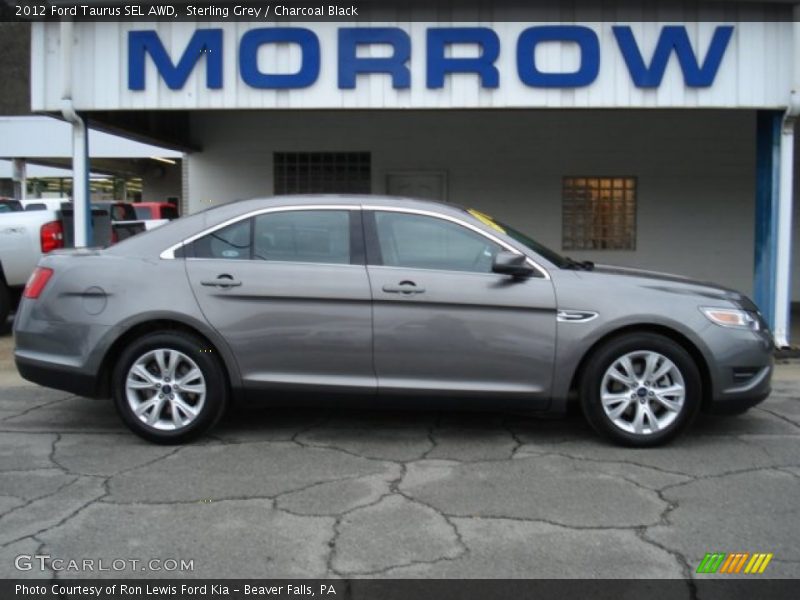 Sterling Grey / Charcoal Black 2012 Ford Taurus SEL AWD