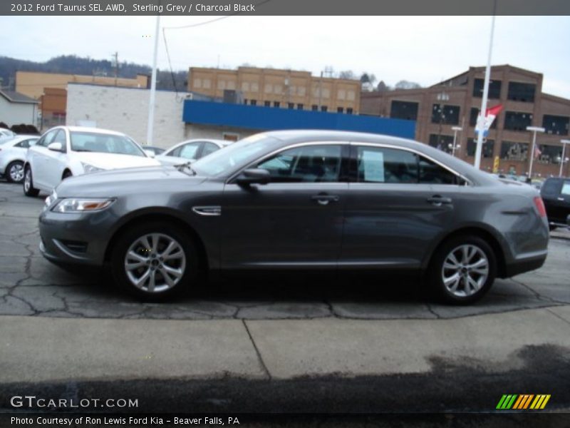 Sterling Grey / Charcoal Black 2012 Ford Taurus SEL AWD