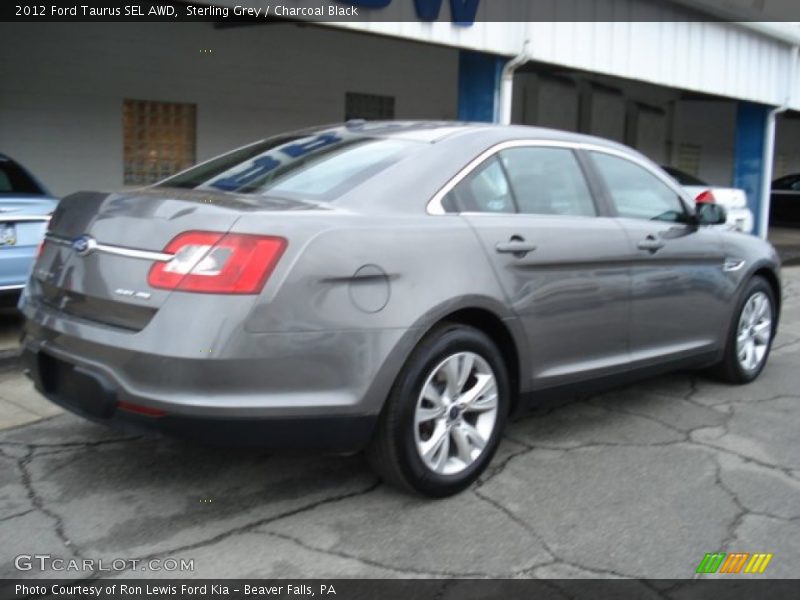 Sterling Grey / Charcoal Black 2012 Ford Taurus SEL AWD
